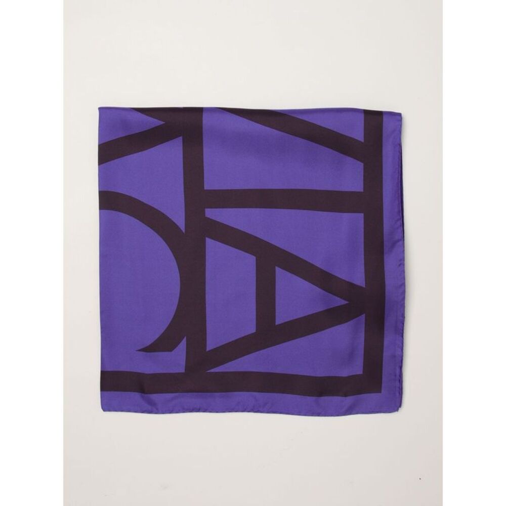 Liviana Conti Women Liviana Conti Patterned Pure Silk Foulard With Logo Print